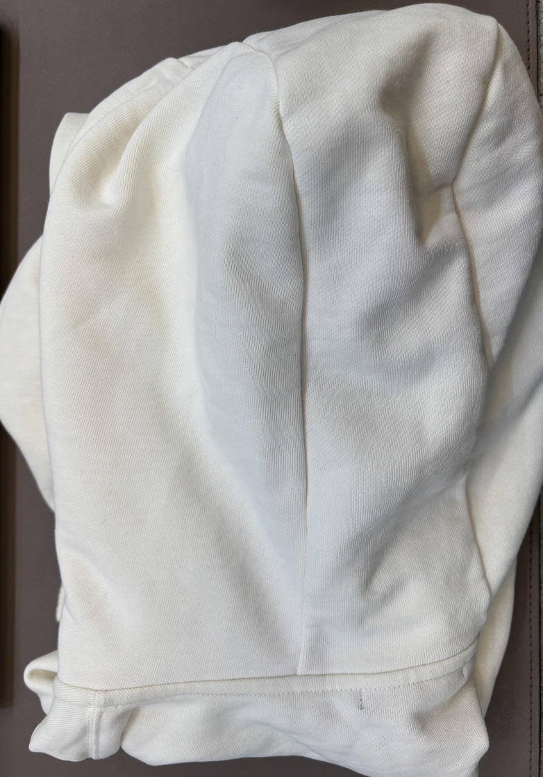 흰색 후드티(ADHOC)