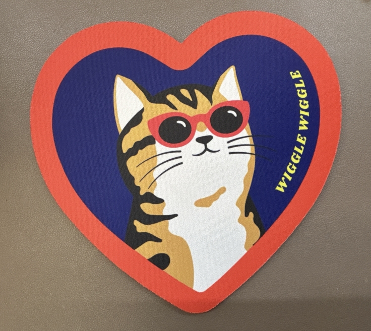 마우스 패드(고양이 그림)