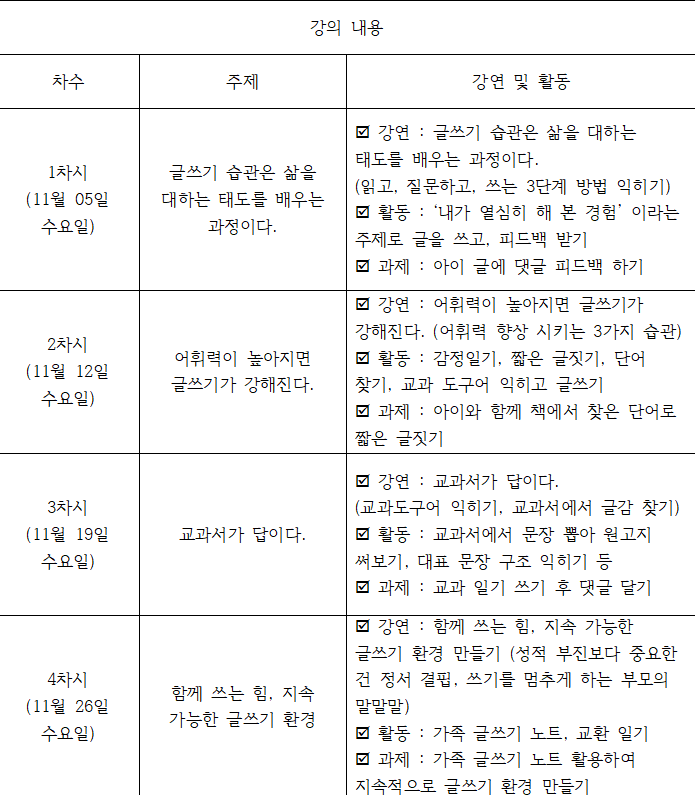 [모집] 공부력과 연결되는 초등 글쓰기 수업 이미지 2