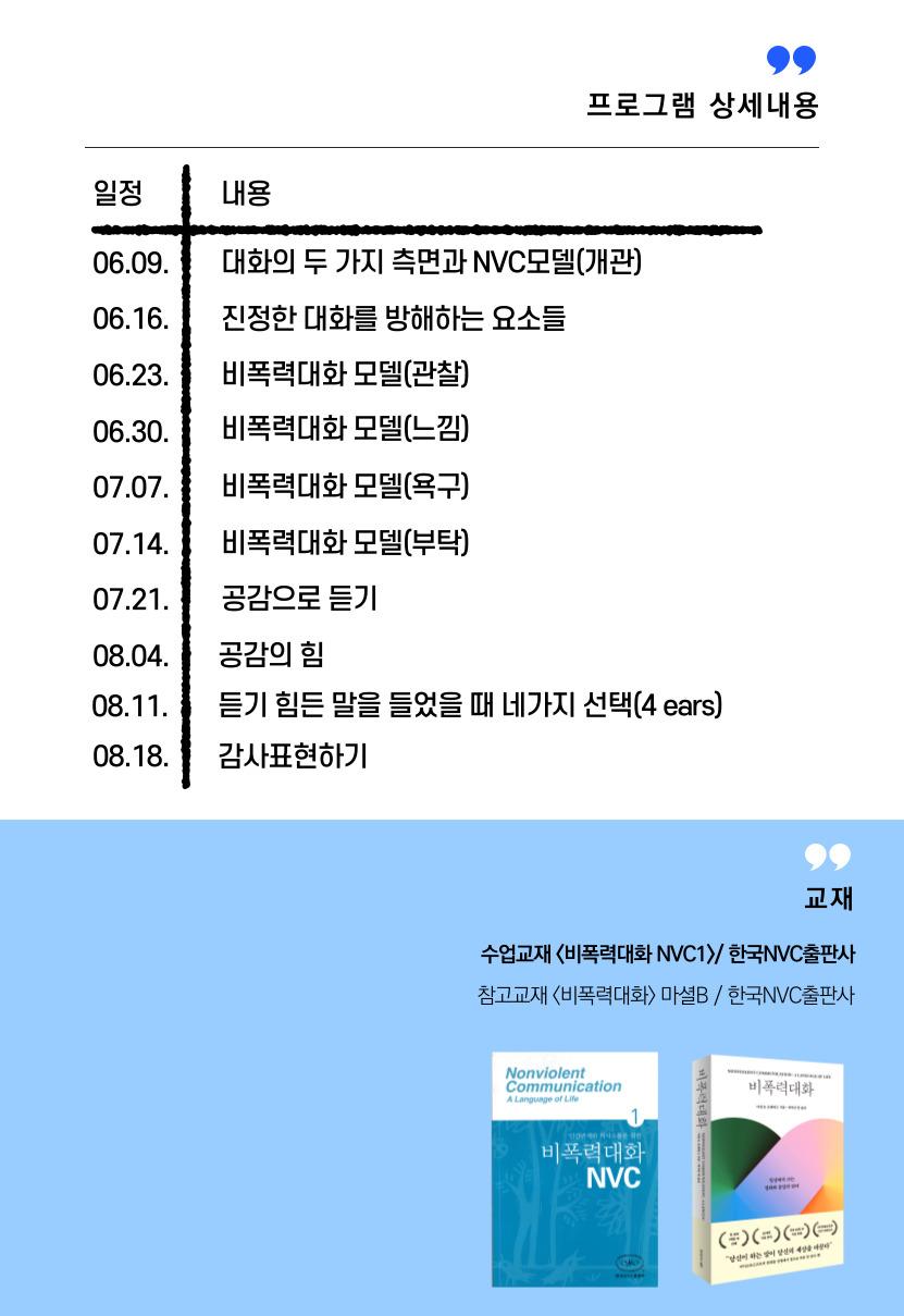 관계 치유를 위한 대화법 : 비폭력대화(NVC) 기초 과정 이미지 2